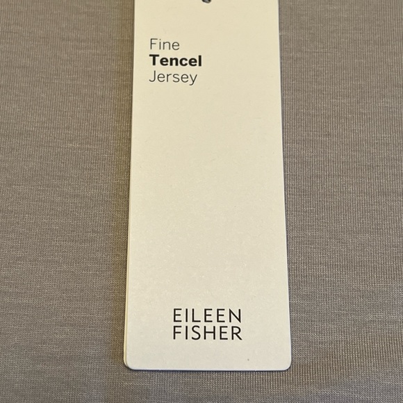 Garnet Hill Eileen Fisher Tencel Jersey Jewel Neck Top - Picture 4 of 11